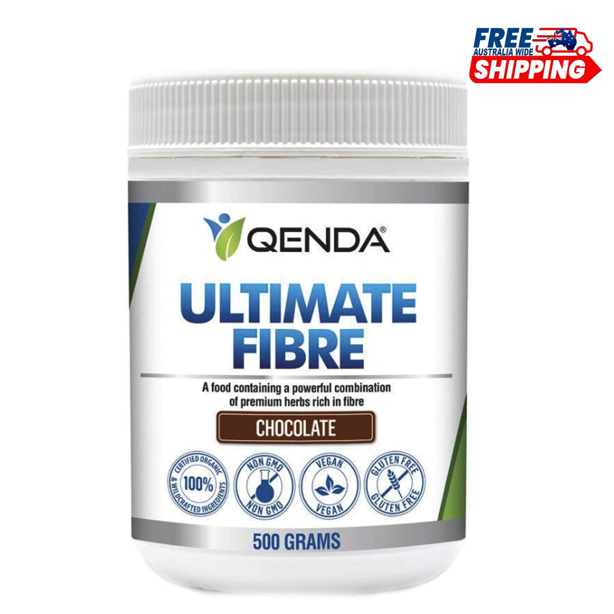 QENDA Ultimate Fibre - Chocolate Flavour - 500g - Alkaline World