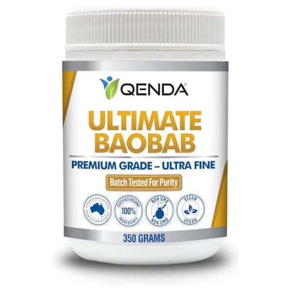 Qenda Organic Ultimate Baobab 350g - Alkaline World