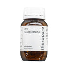 RN Labs Therapure My Testosterone supplement bottle with 60 capsules, featuring the product label and branding.
