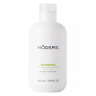 Shaklee Modere Shampoo for all hair types in a 350ml bottle, featuring clear liquid and a simple label design.