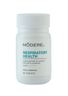 Modere Respiratory Health 60-count bottle with capsules, showcasing packaging and product label.