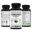 Siberian Green Ashwagandha with Altai Shilajit & Turmeric Ayurvedic Complex 60 Capsules - Alkaline World