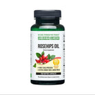 Siberian Green Rosehips Seed Oil Capsules 200 Soft gels Wild Harvested - Alkaline World