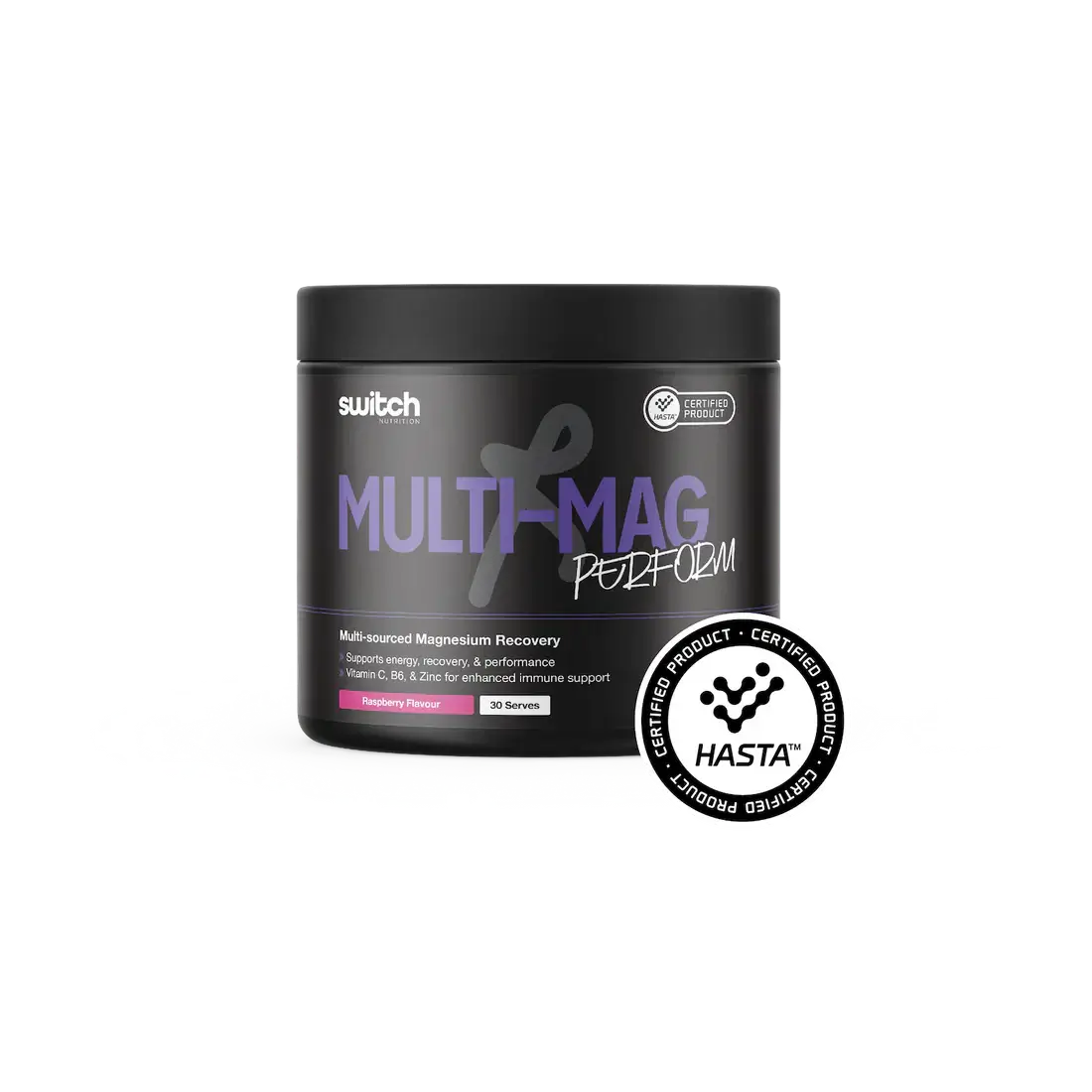SWITCH NUTRITION Perform Multi-Mag Raspberry 150g - Alkaline World
