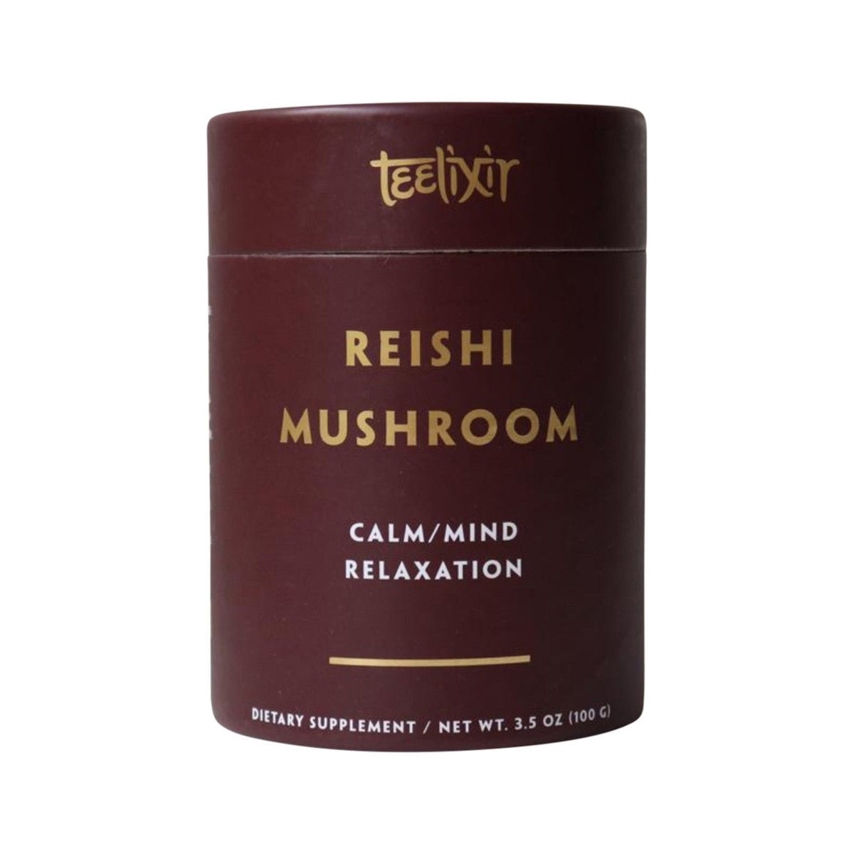 Teelixir Organic Reishi Mushroom 10:1 Dual Extract Powder (Calm/Mind Relaxation) 100g - Alkaline World