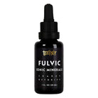 Teelixir Fulvic Acid Minerals supplement bottle, 30ml, natural detoxifying vitamins and minerals for health support.