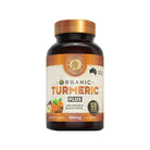 Therapeia Australia Organic Turmeric Capsules With Black Pepper PLUS 120caps - Alkaline World