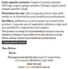 Therapeia Organic Turmeric X – With Curcumin, Frankincense & White Willow 120 caps - Alkaline World