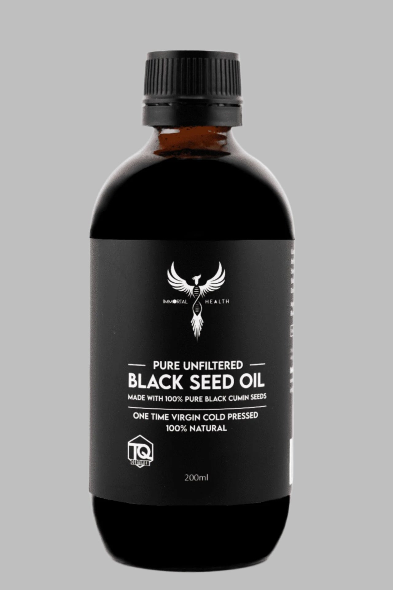 UNFILTERED BLACK SEED OIL, BEYOND ORGANIC – 200ML - Alkaline World