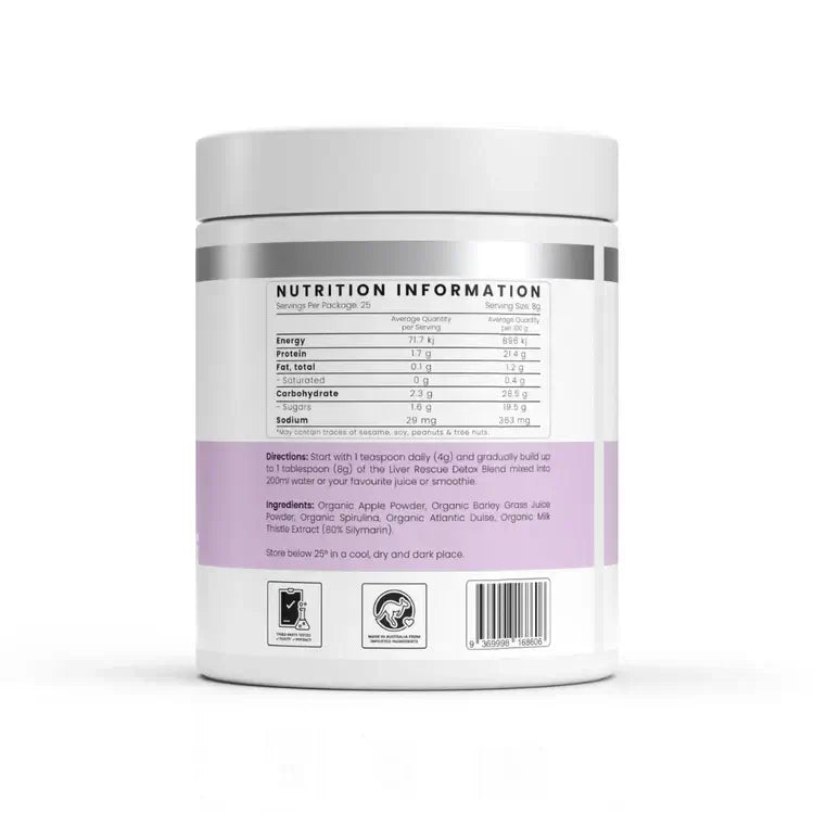 Vesuvio Liver Rescue DETOX Blend 200G - Alkaline World