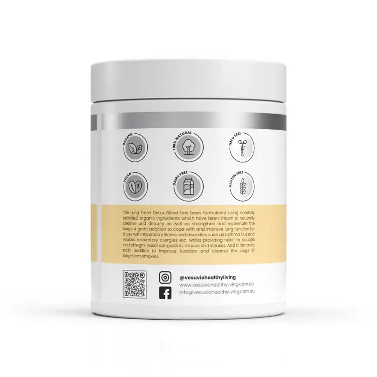 Vesuvio Lung Fresh Detox Blend 200g - Alkaline World