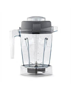 Vitamix Explorian E310 high-performance blender in black, with a sleek motor base and clear blending jar for smooth mixtures.