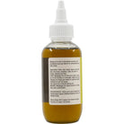 Vrindavan Batana Oil 100ml bottle with label, natural herbal hair oil from Vrindavan in a clear plastic bottle.