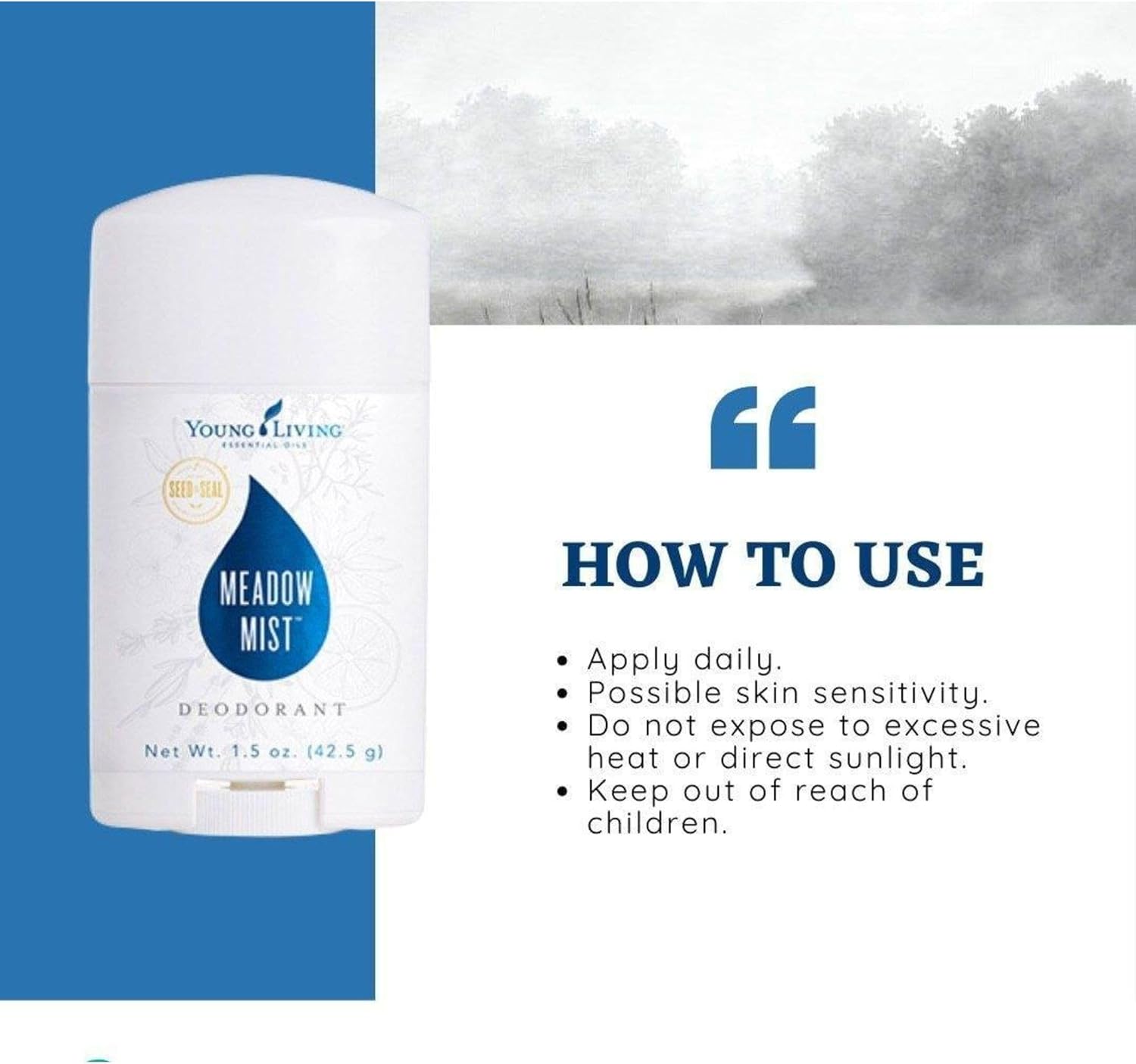 Young Living AromaGuard Meadow Mist Deodorant - Alkaline World