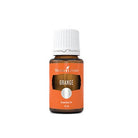 Young Living Orange Essential Oil 15ml bottle showcasing the vibrant orange-colored liquid and label.
