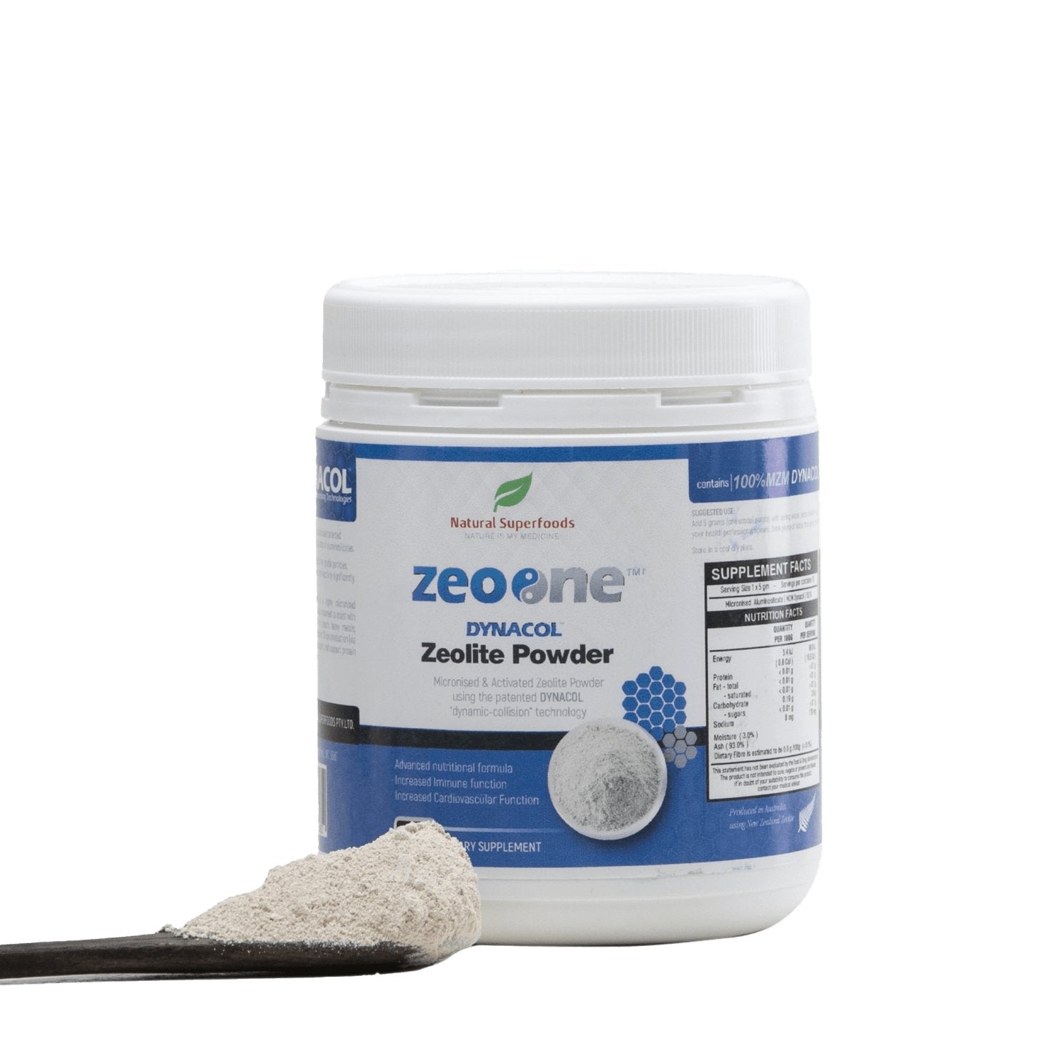 ZeoOne Zeolite Powder 200g - Alkaline World