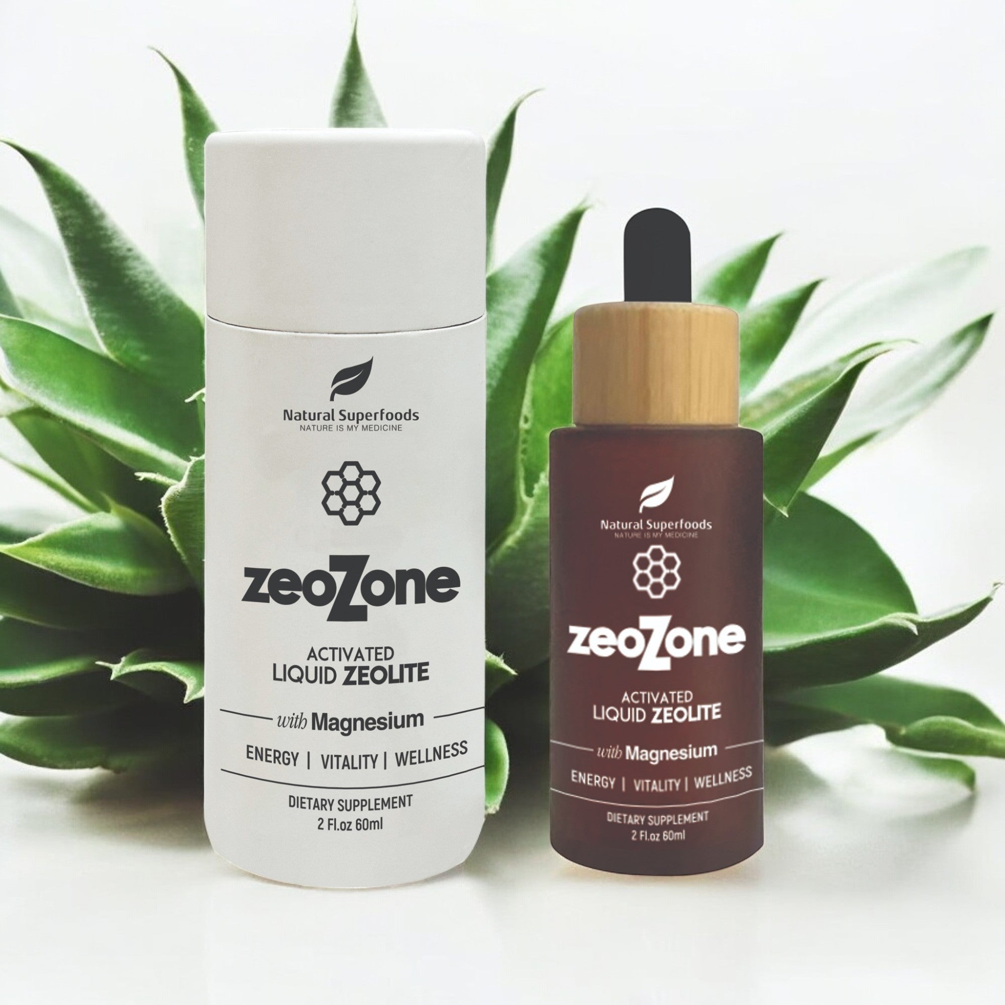 ZeoZone Activated Liquid Zeolite 60ml - Alkaline World