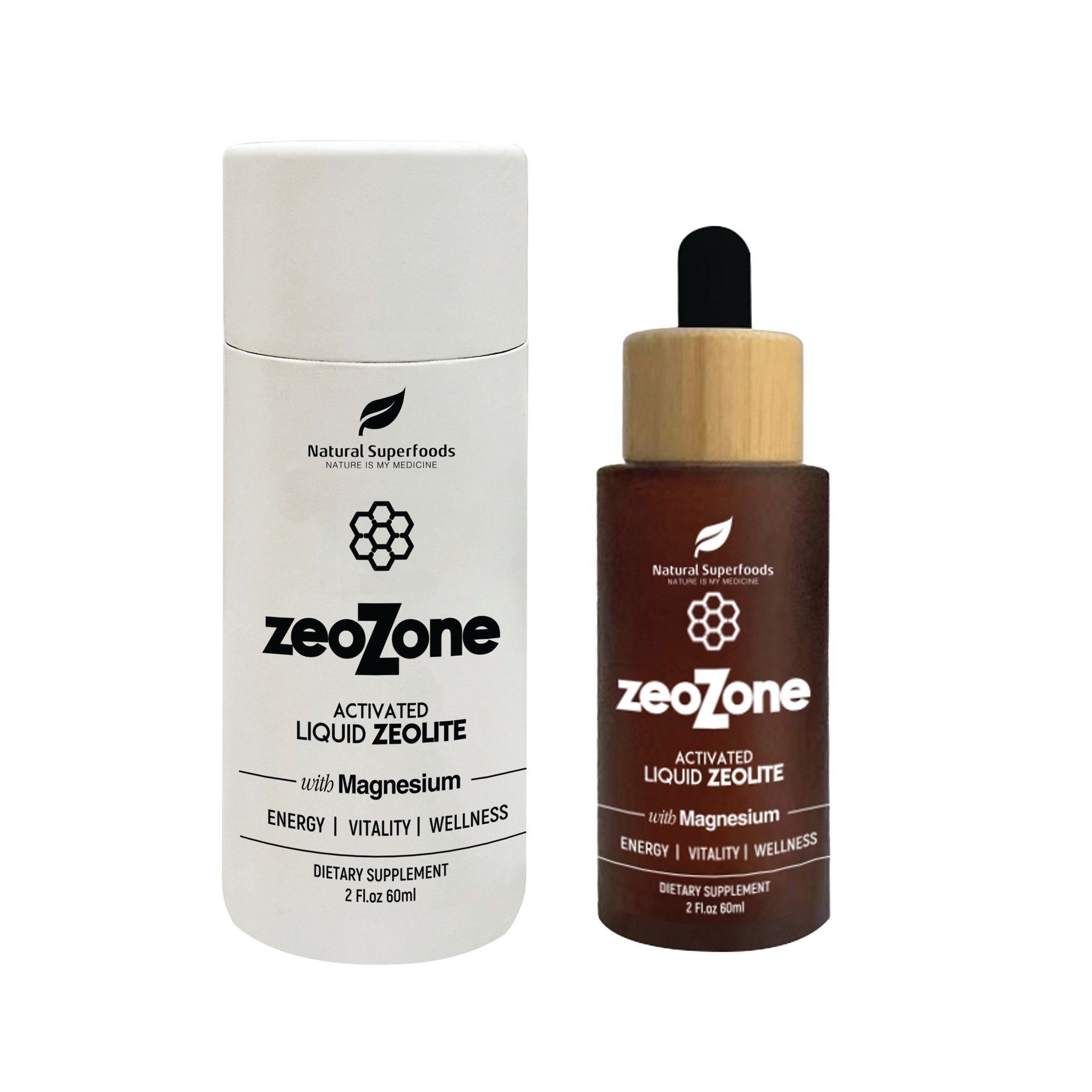 ZeoZone Activated Liquid Zeolite 60ml - Alkaline World