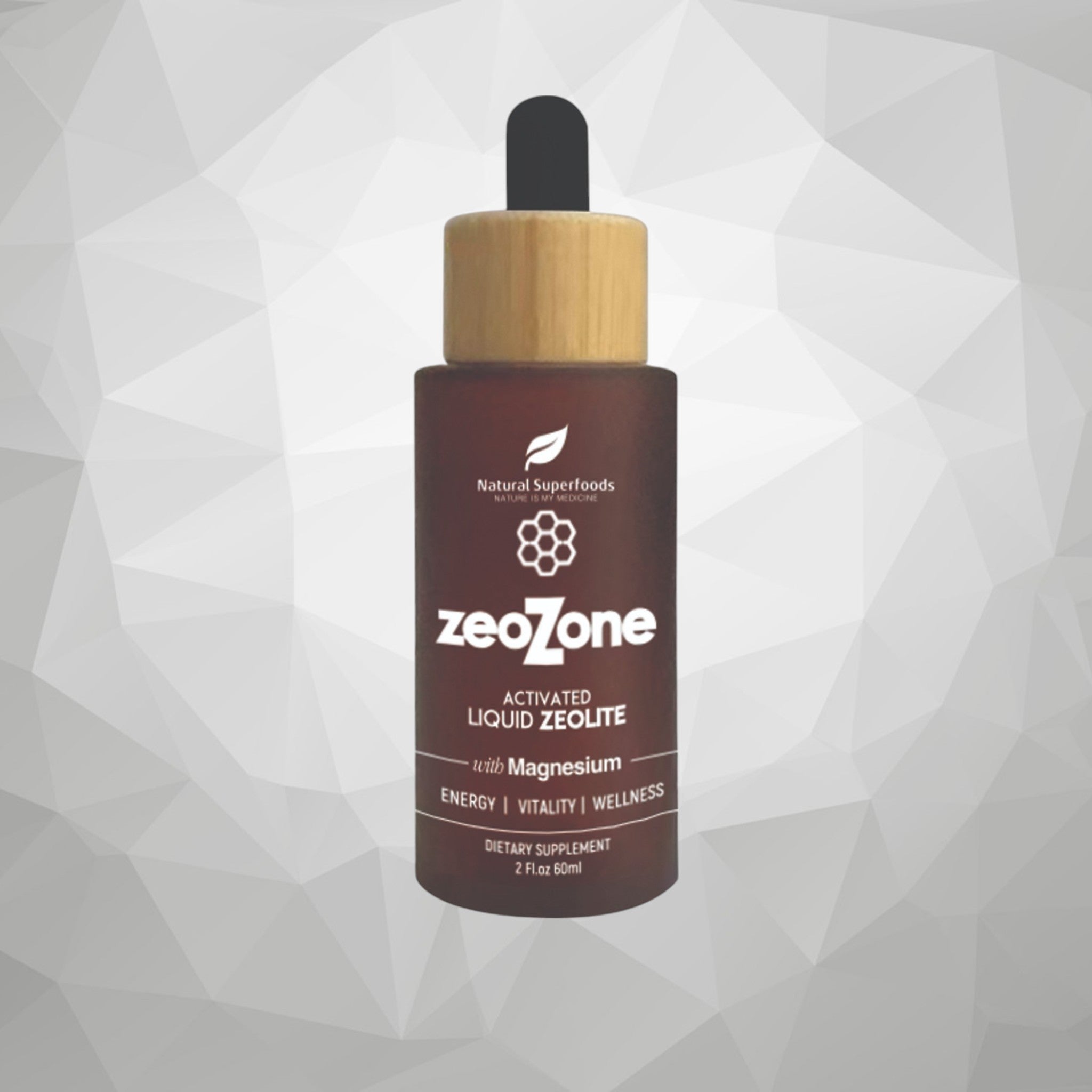 ZeoZone Activated Liquid Zeolite 60ml - Alkaline World