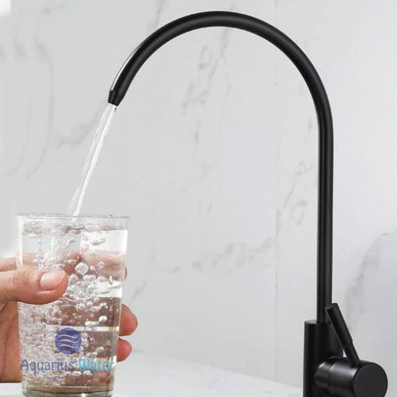 1/4" Kitchen Tap Water Faucet Black - Alkaline World