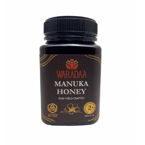 2+ Waradaa Australian Manuka Honey 30 MGO 500g - Alkaline World