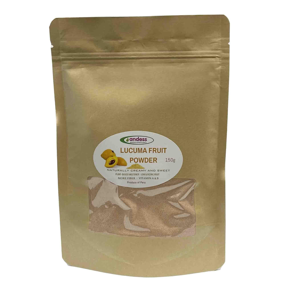 Andess Lucuma Fruit Powder Naturally Sweet 150g - Alkaline World