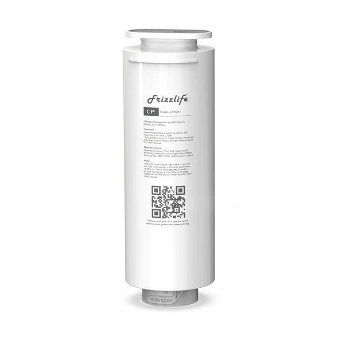 FRIZZLIFE ASR211 Replacement Filter Cartridge For PD600 RO Undersink Filter System (1st Stage) - Alkaline World