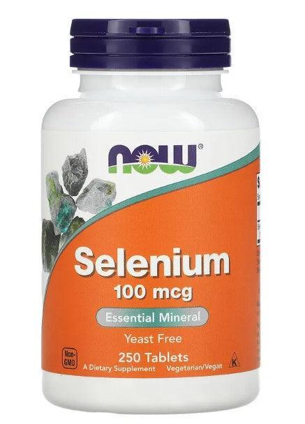 NOW Foods Selenium 100 mcg, 250 Tablets - Alkaline World
