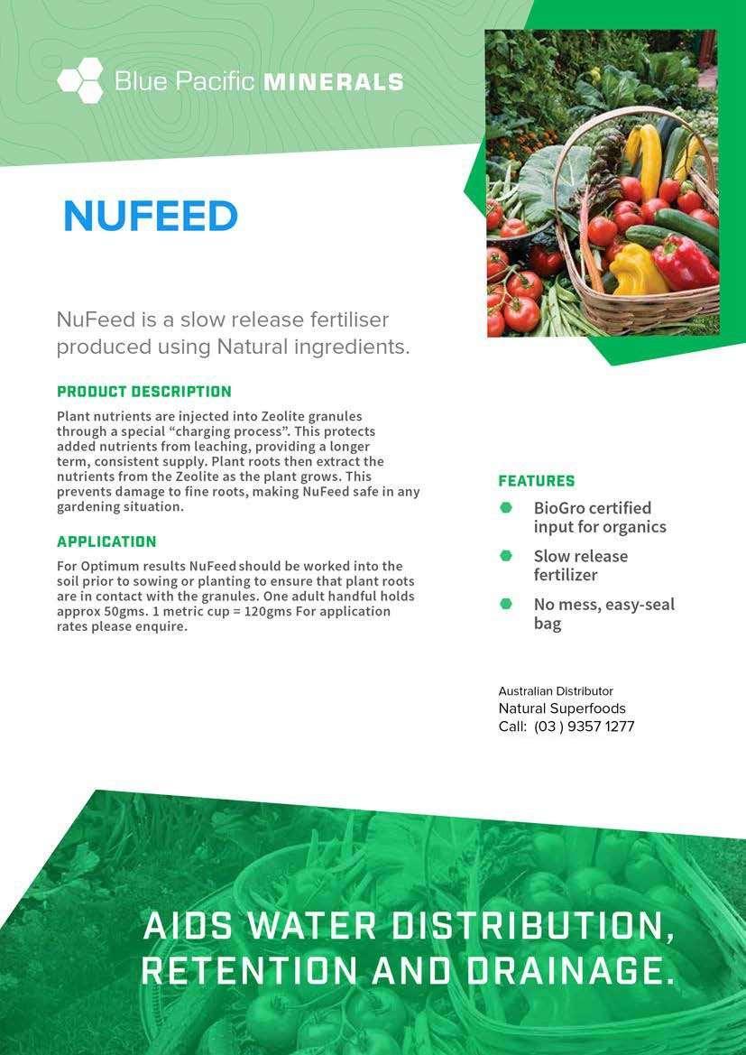NuFeed - Unique animal grade Zeolite 25kg - Alkaline World