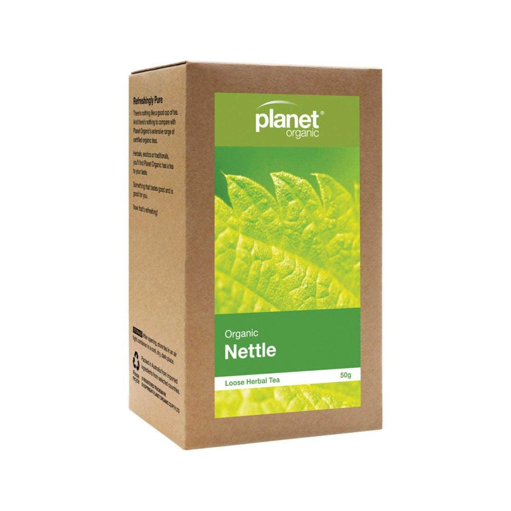 Planet Organic Organic Nettle Loose Leaf Tea 50g - Alkaline World