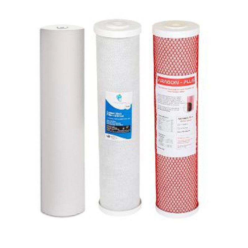 Replacement Filters Whole-Home Triple System 20" x 4.5" - Alkaline World